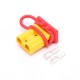 600V 50Amp Yellow Housing 2 Way Battery Power Cable Connector with Red Dustproof Cover 600V 50Amp Yellow Housing 2 Way Battery Power Cable Connector with Red Dustproof Cover