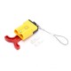 600V 50Amp Yellow Housing 2 Way Battery Power Cable Connector with T-Bar Handle and Protective 600V 50Amp Yellow Housing 2 Way Battery Power Cable Connector with T-Bar Handle and Protective