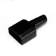 Black Waterproof Dust cable sleeve for 50A 2 Way connector Black Waterproof Dust cable sleeve for 50A 2 Way connector