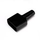 Black Waterproof Dust cable sleeve for 50A 2 Way connector Black Waterproof Dust cable sleeve for 50A 2 Way connector