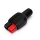 Black Waterproof Dust cable sleeve for 50A 2 Way connector Black Waterproof Dust cable sleeve for 50A 2 Way connector