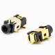 Circular DC Power Connectors Through Hole Right Angle Unshiled Plastic Solder Lug Circular DC Power Connectors Through Hole Right Angle Unshiled Plastic Solder Lug