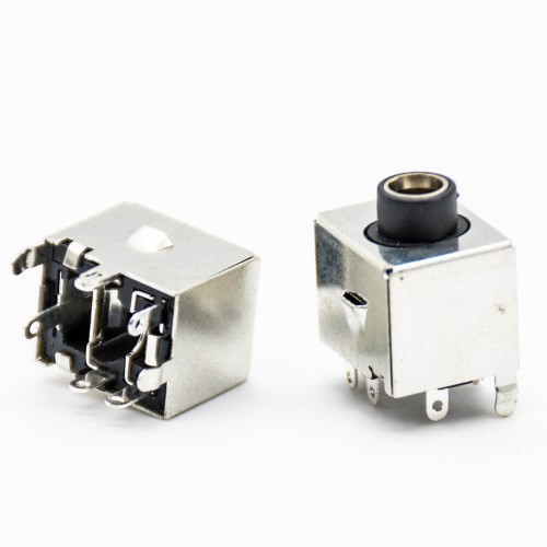 DC Connector Through Hole Solder Lug Straight Shiled Female Power Jack DC Connector Through Hole Solder Lug Straight Shiled Female Power Jack