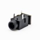 DC Connectors 3.5mm High Current Unshiled Female Jack Through Hole Right Angle Solder Lug Black DC Connectors 3.5mm High Current Unshiled Female Jack Through Hole Right Angle Solder Lug Black