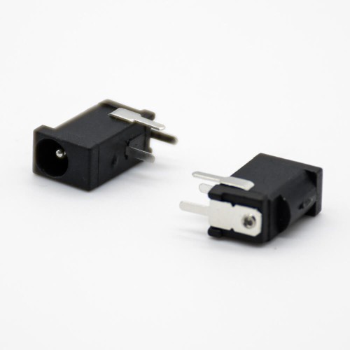 DC Connectors High Current Male Jack Through Hole Solder Lug Right Angle 5.5*2.0mm Unshiled DC Connectors High Current Male Jack Through Hole Solder Lug Right Angle 5.5*2.0mm Unshiled