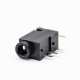 DC Connectors Right Angle Female Jack Through Hole Solder Lug Black Plastic Unshiled DC Connectors Right Angle Female Jack Through Hole Solder Lug Black Plastic Unshiled