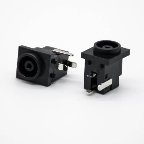DC Female Connector Female Jack Through Hole 7.0*1.45MM Unshiled Right Angle Unshiled DC Female Connector Female Jack Through Hole 7.0*1.45MM Unshiled Right Angle Unshiled
