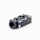 DC Female Connector Right Angle Solder Lug Unshiled Plastic Power Jack Through Hole DC Female Connector Right Angle Solder Lug Unshiled Plastic Power Jack Through Hole