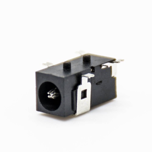 DC Power Connector Male Jack SMT Solder Lug Right Angle Unshiled Plastic Black DC Power Connector Male Jack SMT Solder Lug Right Angle Unshiled Plastic Black