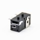 DC Power Connector Male Jack SMT Solder Lug Right Angle Unshiled Plastic Black DC Power Connector Male Jack SMT Solder Lug Right Angle Unshiled Plastic Black