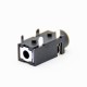 DC Power Connector Solder Lug Unshiled Right Angle Black Plastic Female Jack Through Hole DC Power Connector Solder Lug Unshiled Right Angle Black Plastic Female Jack Through Hole