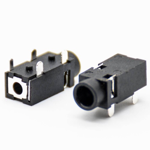 DC Power Connector Solder Lug Unshiled Right Angle Black Plastic Female Jack Through Hole DC Power Connector Solder Lug Unshiled Right Angle Black Plastic Female Jack Through Hole
