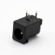 DC Power Jack 5.5*2.1mm Male Through Hole solder Lug Right Connector Unshiled DC Power Jack 5.5*2.1mm Male Through Hole solder Lug Right Connector Unshiled