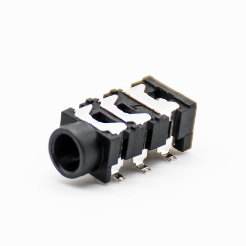 DC Power Jack Female Unshiled SMD Black Solder Lug Horizontal DC Power Jack Female Unshiled SMD Black Solder Lug Horizontal