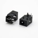 DC Power Jack solder Lug Unshiled Male Through Hole Right Connector 4.4*1.65mm DC Power Jack solder Lug Unshiled Male Through Hole Right Connector 4.4*1.65mm