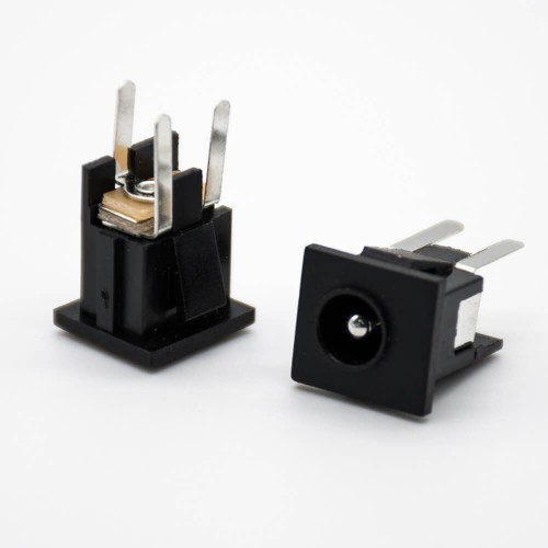 DC Power Socket Connector Male Jack 2.1*5.5 Through Hole Solder Lug Unshiled Straight DC Power Socket Connector Male Jack 2.1*5.5 Through Hole Solder Lug Unshiled Straight