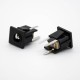 DC Power Socket Connector Male Jack 2.1*5.5 Through Hole Solder Lug Unshiled Straight DC Power Socket Connector Male Jack 2.1*5.5 Through Hole Solder Lug Unshiled Straight