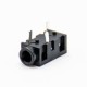 DC Power Socket Connector Solder Lug Unshiled Plastic Female Jack Black Right Angle DC Power Socket Connector Solder Lug Unshiled Plastic Female Jack Black Right Angle