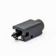 DC Power Supply Connector Through Hole Solder Lug Female Jack Unshiled Plastic 90 Degree DC Power Supply Connector Through Hole Solder Lug Female Jack Unshiled Plastic 90 Degree