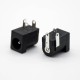DC Power Supply Male Jack Connector 2.0*6.4 Through Hole Solder Lug Right Angle Unshiled DC Power Supply Male Jack Connector 2.0*6.4 Through Hole Solder Lug Right Angle Unshiled