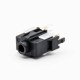 DC Power Supply Socket Connector 180 Degree Angle Through Hole Unshiled Solder Lug Female Jack Black Plastic DC Power Supply Socket Connector 180 Degree Angle Through Hole Unshiled Solder Lug Female Jack Black Plastic