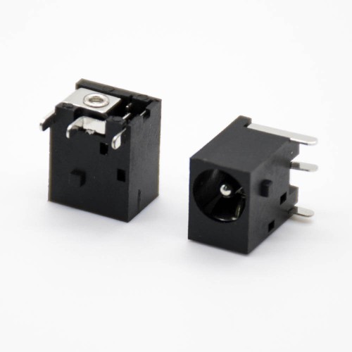 DC Power Supply Socket Male Unshiled 4.4*1.65 Through Hole 90°solder Lug Connector DC Power Supply Socket Male Unshiled 4.4*1.65 Through Hole 90°solder Lug Connector
