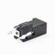 DC Power Supply Socket Unshiled Plastic Black Through Hole Solder Lug Straight Male Jack DC Power Supply Socket Unshiled Plastic Black Through Hole Solder Lug Straight Male Jack
