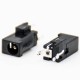 DC Power Supply Socket Unshiled Plastic Black Through Hole Solder Lug Straight Male Jack DC Power Supply Socket Unshiled Plastic Black Through Hole Solder Lug Straight Male Jack