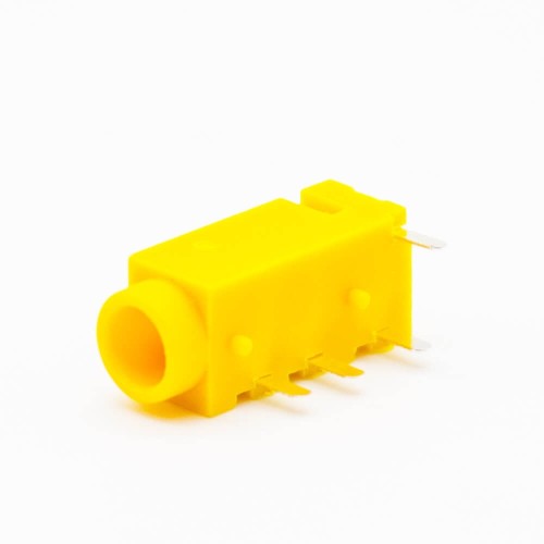 DC Power Supply Socket Yellow Plastic Female Jack Solder Lug Right Angle Unshiled Through Hole DC Power Supply Socket Yellow Plastic Female Jack Solder Lug Right Angle Unshiled Through Hole