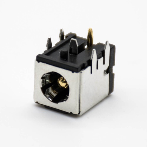Metal In Electrical Socket Male Jack Through Hole Solder Lug Right Angle Shiled DC Power Connector Metal In Electrical Socket Male Jack Through Hole Solder Lug Right Angle Shiled DC Power Connector