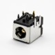 Metal In Electrical Socket Male Jack Through Hole Solder Lug Right Angle Shiled DC Power Connector Metal In Electrical Socket Male Jack Through Hole Solder Lug Right Angle Shiled DC Power Connector