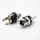 Metal Power Sockets Panel Mount Through Hole Straight 5.5*2.1mm Waterproof Unshiled DC Male Jack Connector Metal Power Sockets Panel Mount Through Hole Straight 5.5*2.1mm Waterproof Unshiled DC Male Jack Connector