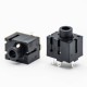 Power Connector Socket DC Female Through Hole Solder Lug Straight Unshiled Plastic Power Connector Socket DC Female Through Hole Solder Lug Straight Unshiled Plastic