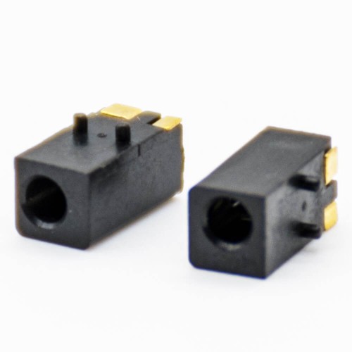 Power Connector Socket SMT Solder Lug DC Female 90° Unshiled Plastic Power Connector Socket SMT Solder Lug DC Female 90° Unshiled Plastic