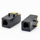 Power Connector Socket SMT Solder Lug DC Female 90° Unshiled Plastic Power Connector Socket SMT Solder Lug DC Female 90° Unshiled Plastic