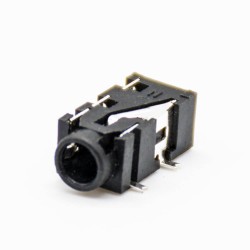 Power Jack Socket Connector Female SMT Solder Lug 90°Unshiled Plastic