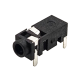 Power Socket Connector Female Jack Unshiled Black Plastic Through Hole 90° Solder Lug Power Socket Connector Female Jack Unshiled Black Plastic Through Hole 90° Solder Lug