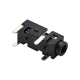 Power Socket Connector Female Jack Unshiled Black Plastic Through Hole 90° Solder Lug Power Socket Connector Female Jack Unshiled Black Plastic Through Hole 90° Solder Lug