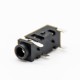 Power Socket Connector Female Jack Unshiled Black Plastic Through Hole 90° Solder Lug Power Socket Connector Female Jack Unshiled Black Plastic Through Hole 90° Solder Lug