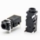 Power Socket Connector Female Jack Unshiled Black Plastic Through Hole 90° Solder Lug Power Socket Connector Female Jack Unshiled Black Plastic Through Hole 90° Solder Lug