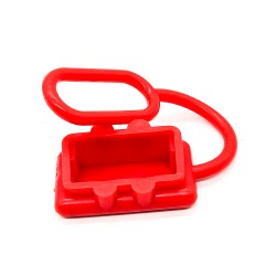 Red Rubber External Protective Dustproof Cover For 2 way 50A Power Connector