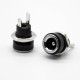 Waterproof DC Power Connectors Female Jack Panel Mount Bulkhead 5.5*2.1mm Through Hole Straight Unshiled Waterproof DC Power Connectors Female Jack Panel Mount Bulkhead 5.5*2.1mm Through Hole Straight Unshiled