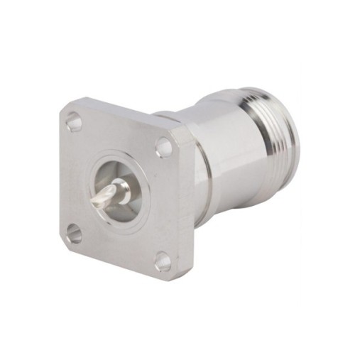 4.3/10 Connector Clamp type Straight Female 4-Hole Flange Solder Cup 4.3/10 Connector Clamp type Straight Female 4-Hole Flange Solder Cup