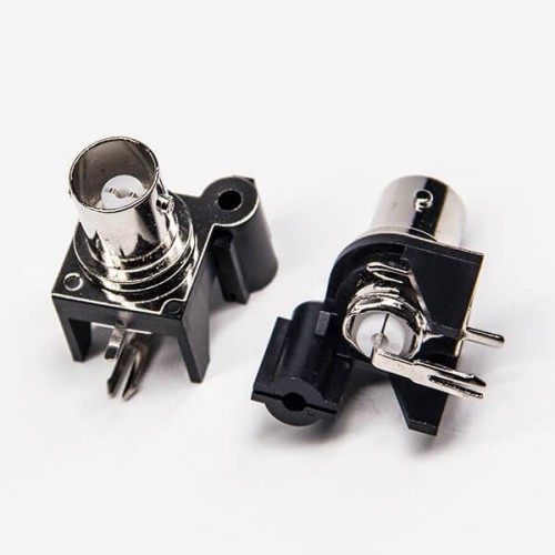 10pcs BNC Connector Mount Angled Female for PCB 10pcs BNC Connector Mount Angled Female for PCB
