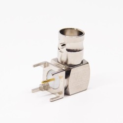 20pcs BNC 90 Degree Female Connector Through Hole for PCB Mount