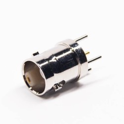 20pcs BNC Connector 180 Degree Jack Through Hole for PCB Mount