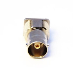 20pcs BNC Connector Panel Mount Straight Female Edge Mount for PCB 1.6mm Bulkhead