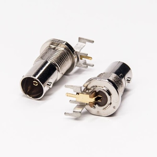 20pcs BNC Connector Right Angle Bulkhead Female for PCB Mount 20pcs BNC Connector Right Angle Bulkhead Female for PCB Mount