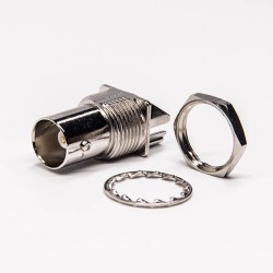 20pcs BNC Connector Straight Bulkhead Female for Edge Mount