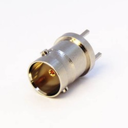 20pcs BNC Connector Through Hole Straight Female for PCB Mount Through Hole